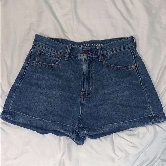 American Eagle High Waisted Jean Shorts - Picture 1 of 5